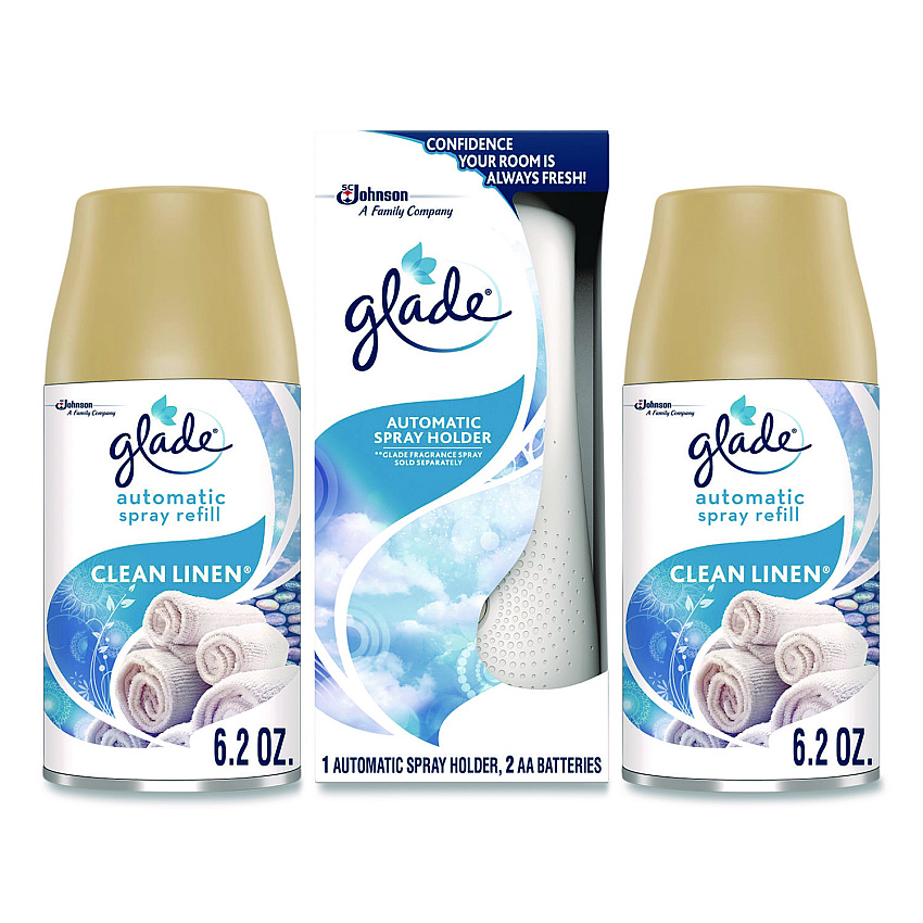 Glade Automatic Spray Air Freshener Combo Set, 3/Pack (375634)