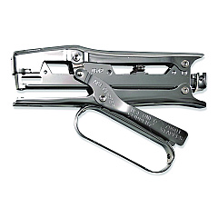 ACE Lightweight Clipper Stapler, 20-Sheet Capacity, 2.63" Throat, Chrome (07020)