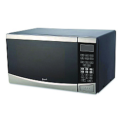 Avanti 0.9 Cu Ft Stainless Steel Countertop Microwave, Stainless Steel/Black (MT09V3S)