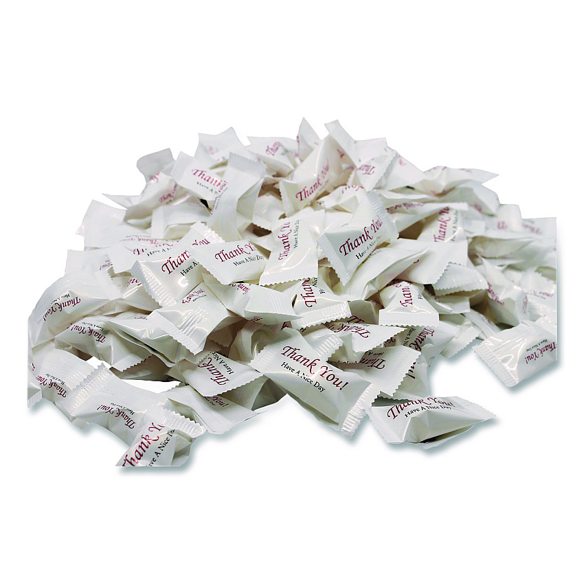 Stewart Superior Thank You Have a Nice Day Mints, Peppermint, Individually Wrapped, 1,000/Carton (CJ3007P)