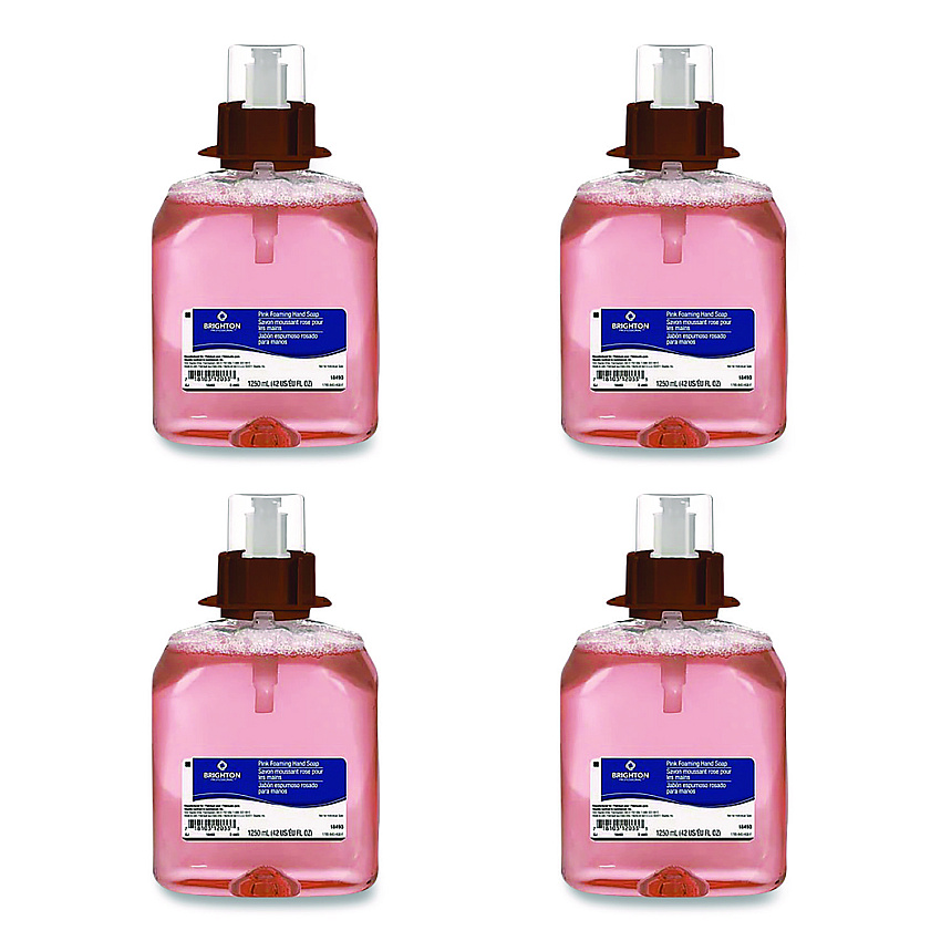 Brighton Professional Foaming Hand Soap Refill for BP Dispenser, Fruity Scent, 1,250 mL, 4/Carton (BPR59206)
