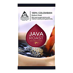 Java Roast Gourmet Coffee Ground Coffee, 100% Columbian, 1.25 oz Packet, 42/Carton (479695)