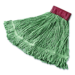 Rubbermaid Commercial Super Stitch Blend Mop, Cotton/Synthetic, Green (FGD25306GR00)