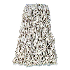 Rubbermaid Commercial Value Pro Mop Head, Cotton, Large, White (FGV11800WH00)