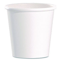 SOLO Paper Hot Cups, 4 oz, White, 50/Pack (374W2050PK)
