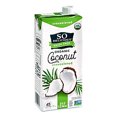 SO Delicious Coconut Milk, Unsweetened, 32 oz Aseptic Box (24288021)