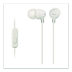 Sony MDREX15AP Fashion Color EX Earbuds, White (1668136)