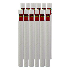Scotch Mailing Tube, 24" Long, 2" Diameter, White, 12/Carton (7921CT)
