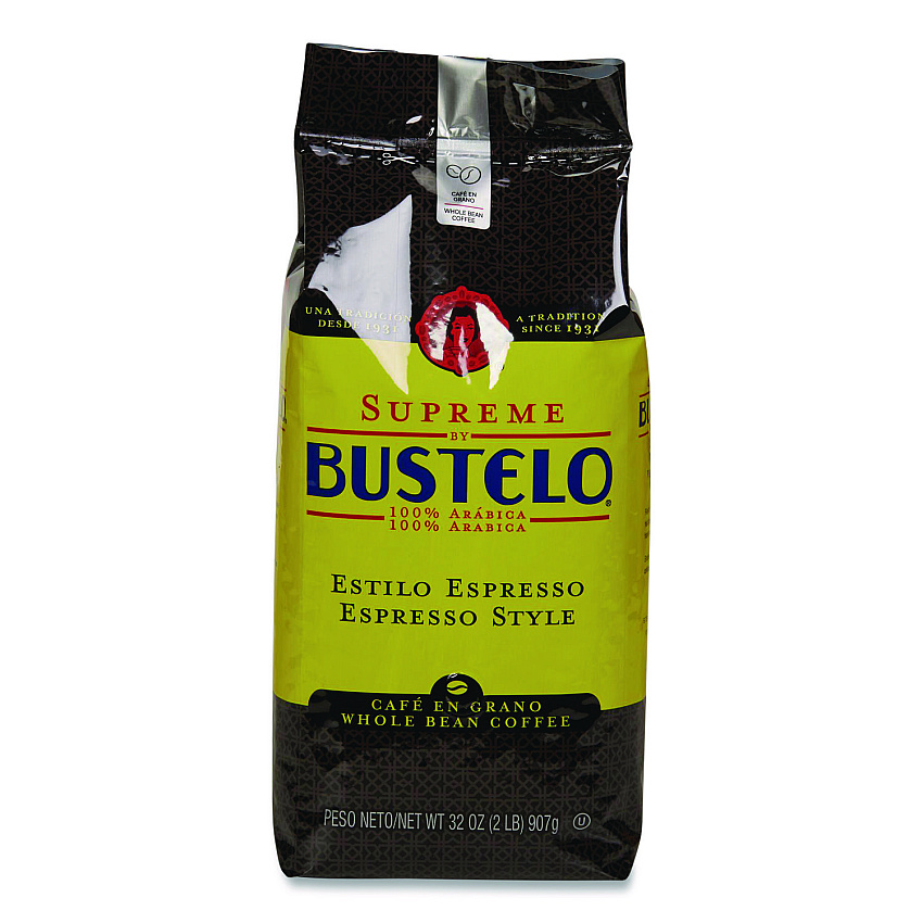 Folgers Cafe Bustelo Whole Bean Coffee, Espresso, 32 oz Bag (21892EA)