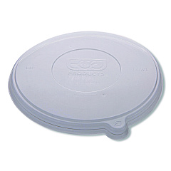 Eco-Products Worldview 100 Percent Recycled Content Lid, 7.93" Diameter x 0.6" h, Clear, 400/Carton (EPBLRLID)