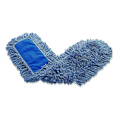 Rubbermaid Commercial Dust Mop Head, Synthetic Blend, 48" Width, Blue (FGJ25700BL00)