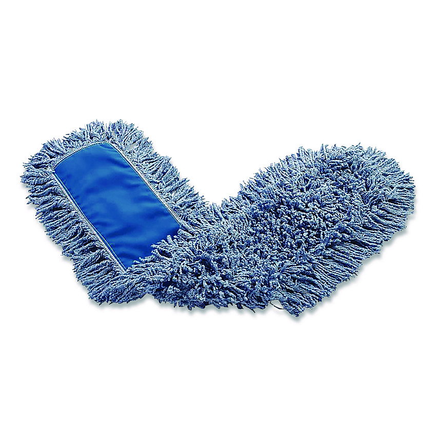 Rubbermaid Commercial Dust Mop Head, Synthetic Blend, 48" Width, Blue (FGJ25700BL00)