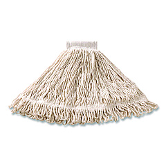 Rubbermaid Commercial Super Stitch Blend Mop, Cotton/Synthetic, White (D25306WE)