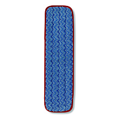 Rubbermaid Microfiber Wet Mop Pad, 18", Red, 12/Carton (FGQ41000RD00)