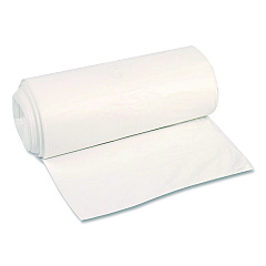 Boardwalk High-Density Can Liners, 56 gal, 16 mic, 43 x 48, Natural, Perforated Roll, 200/Carton (434816R)