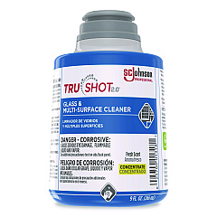 SC Johnson Professional TruShot 2.0 Glass and Multisurface Cleaner, Fresh Scent, 9 oz Cartridge, 4/Carton (379846)