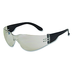Bouton Zenon Z12 Rimless Indoor/Outdoor Optical Eyewear, Scratch-Resistant, Black Plastic Frame, Clear Polycarbonate Lens (250010002)