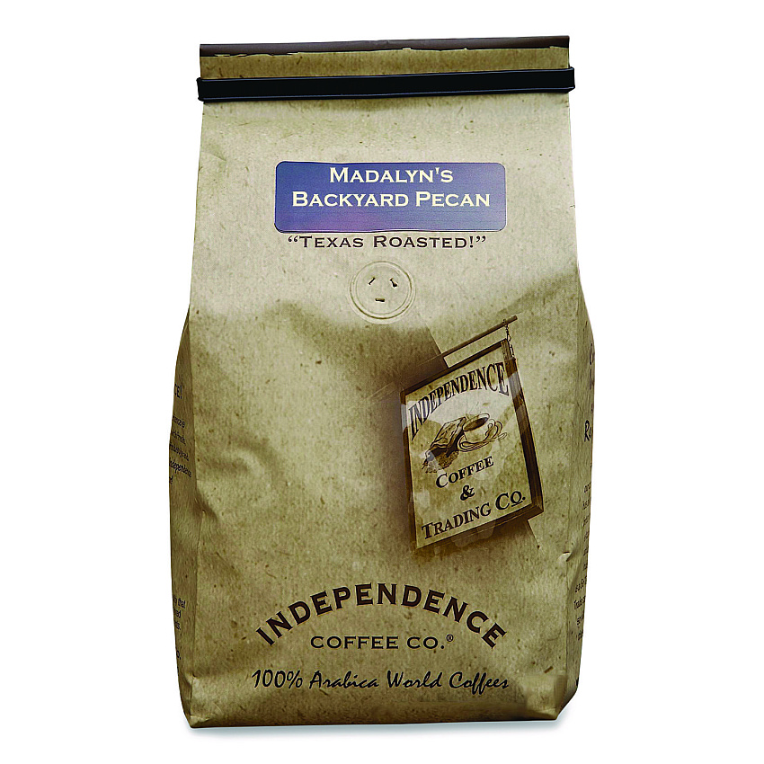 Independence Coffee Co. Madalyn's Backyard Pecan Whole-Bean Coffee, 24 oz Bag (ICF73111)