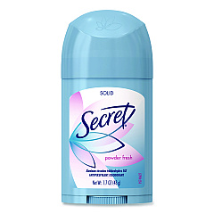 Secret Invisible Solid Anti-Perspirant and Deodorant, Fresh Scent, 1.7 oz Deodorant Stick (12442)