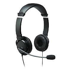 Kensington Hi-Fi Headphones with Microphone, Black (97603)