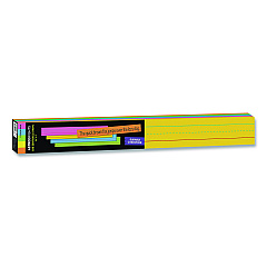Astrobrights Five-Color Ruled Sentence Strips, 24" x 3", Assorted Colors, 100/Pack (91992)
