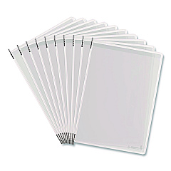 Tarifold Antimicrobial Pivoting Pockets, 1 Section, White, 10/Pack (PA020)