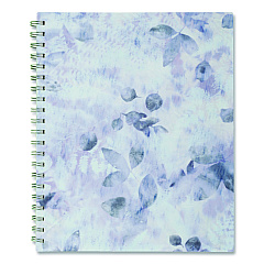 Cambridge Dewdrop Academic Weekly Monthly Planner, Watercolor Floral, Blue/Gray/Purple Cover, 12-Month (July to June): 2025 to 2026 (1742905A)