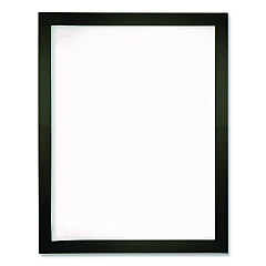 Global Printed Products Indoor Window Sign Holder, 8.5 x 11 Insert, Black Frame, 5/Pack (SPLS8X11FMP)