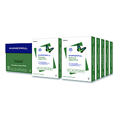 Hammermill Premium Laser Print Paper, 98 Bright, 24 lb Bond Weight, 8.5 x 11, White, 500/Ream, 10 Reams/Carton (104604CT)