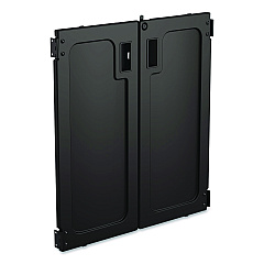 Lockable Door Accessory for Suncast Commercial Full-Size Housekeeping Carts HKC1000/HKC2000, Plastic, Black (HKCBMDOOR)