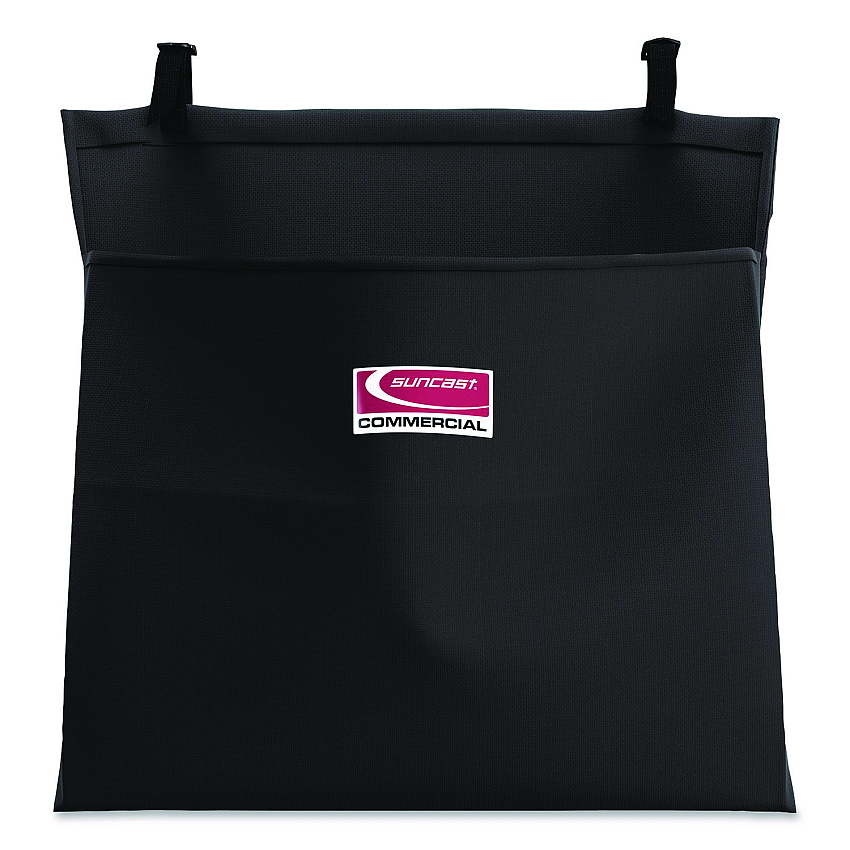 Amenity Bag for Suncast Commercial Full-Size and Compact-Size Housekeeping Carts, 2 gal, 19.5" x 1.51" x 21.36", Black (HKCBAG01D)