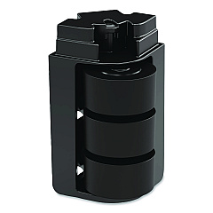 Suncast Commercial Bumper Kit For Full Size Housekeeping Carts for HKC1000/HKC2000, Plastic, Black, 4 Bumpers (HKC3BMPR4)