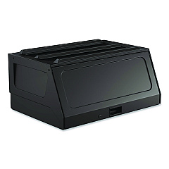 Lockable Hood Accessory for Suncast Commercial Full-Size Housekeeping Carts HKC1000/HKC2000, Plastic, Black (HKCHOOD)