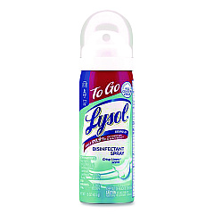 LYSOL Brand Disinfectant Spray To Go, Crisp Linen Scent, 1.5 oz, Aerosol Spray (1920099923)