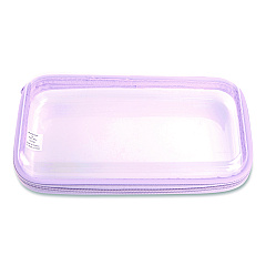 Pep Rally Pencil Pouch, 9.25 x 5.12 x 2.17, Clear/Randomly Assorted Color (61749)