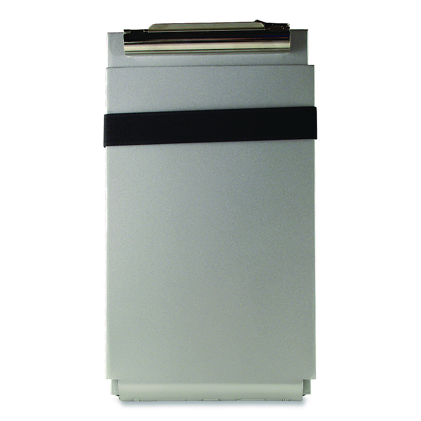 Saunders Recycled Aluminum Citation Holder Clipboard, 1/2" Clip Capacity, Holds 6 x 11 Sheets, Silver (12205)