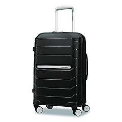Samsonite Freeform Hard Side Carry-On Suitcase, Four-Wheeled Spinner, 15.25 x 10 x 21.25, Black (782551041)