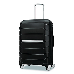 Samsonite Freeform Hard Side Carry-On Suitcase, Four-Wheeled Spinner, 19.6 x 13.4 x 27.95, Black (782561041)