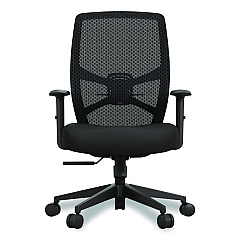 Tempur-Pedic by Raynor ProTask Executive Task Chair, Supports Up to 275 lb, 19.06" to 22.44" Seat Height, Black Seat/Back, Black Base (TPPROTASKBLK)