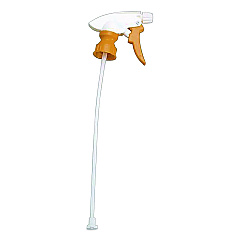 Impact Chemical Resistant Trigger Sprayer, 9.88" Tube, Fits 32 oz Bottles, Yellow/White (60192491EA)