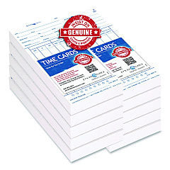 Pyramid Time Clock Cards For 3800 Time Clock, 1,000/Carton (380010MB)