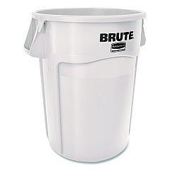 Rubbermaid Commercial Brute Container, 44 gal, Plastic, White (1779740EA)
