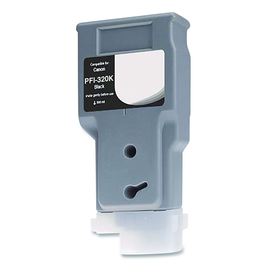 Compatible Clover Compatible Black Ink, Replacement for PFI-320 (PFI-320BK), 330 mL (WCPFI320B)