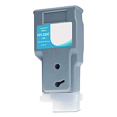 Compatible Clover Compatible Cyan Ink, Replacement for PFI-320 (PFI-320C), 330 mL (WCPFI320C)