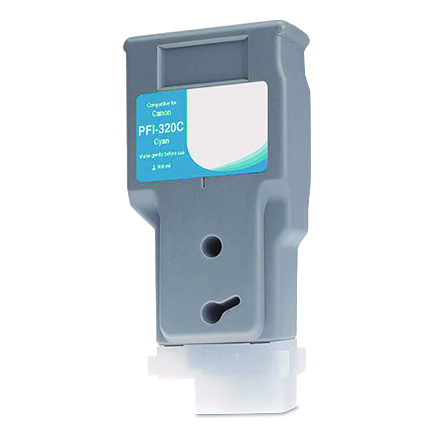 Compatible Clover Compatible Cyan Ink, Replacement for PFI-320 (PFI-320C), 330 mL (WCPFI320C)