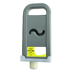 Compatible Clover Compatible Yellow Ink, Replacement for PFI-1700 (0778C001AA), 700 mL (WCPFI1700Y)