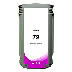 Compatible Clover Remanufactured Magenta High-Yield Ink, Replacement for 72 (C9372A), 130 mL (WH72M)