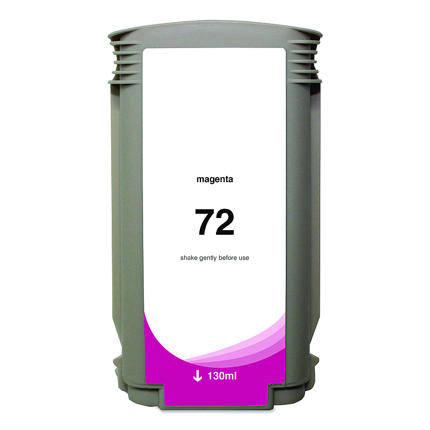 Compatible Clover Remanufactured Magenta High-Yield Ink, Replacement for 72 (C9372A), 130 mL (WH72M)