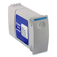 Compatible Clover Remanufactured Cyan High-Yield Ink, Replacement for 80 (C4846A), 350 mL (WH80C)