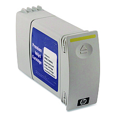 Compatible Clover Remanufactured Yellow High-Yield Ink, Replacement for 80 (C4848A), 350 mL (WH80Y)